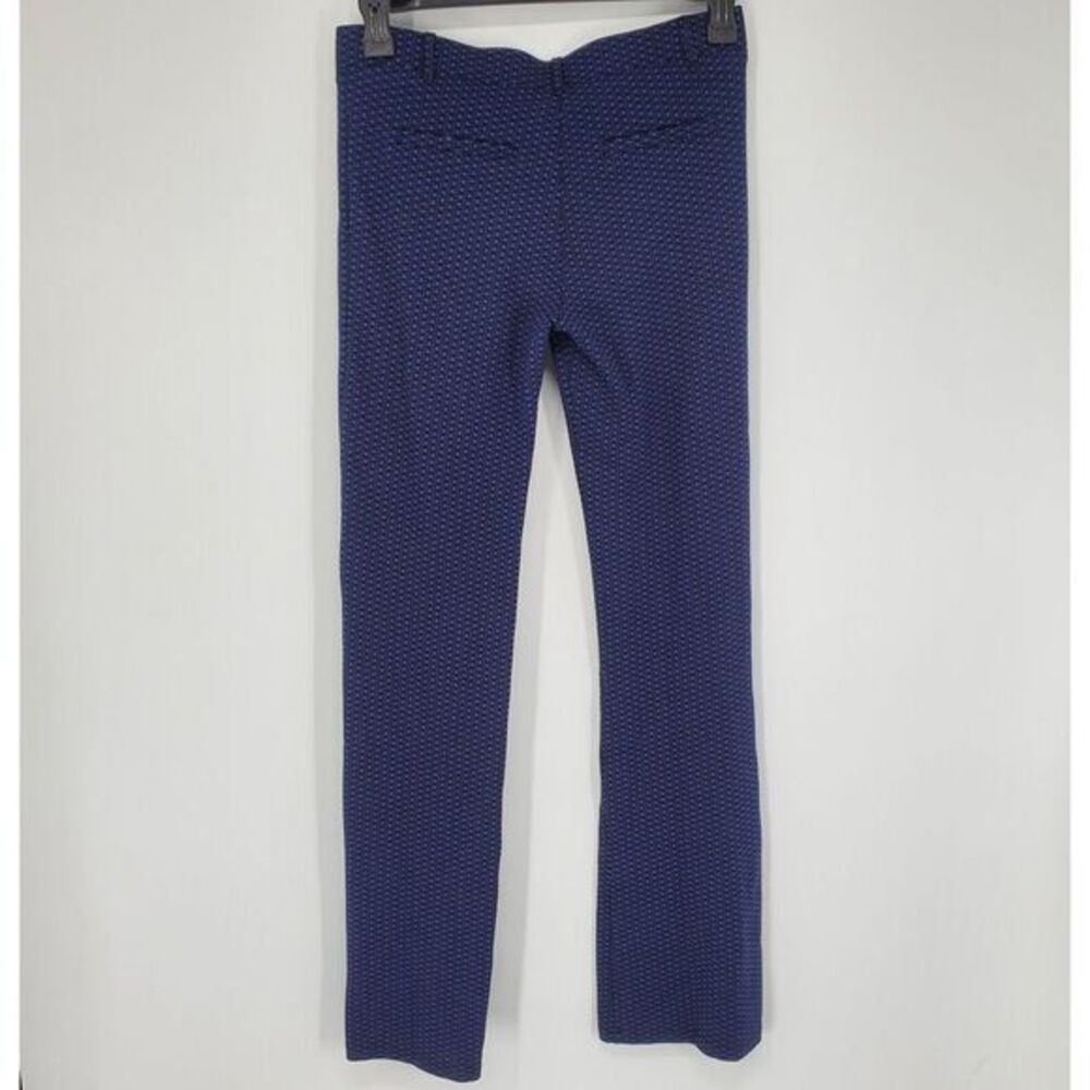 Women's Betabrand Pants Medium Long Straight Leg Heart Print Work Yoga Stretch - Picture 2 of 4